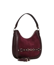 GAUD&Igrave; NEW DIAZ LEATHER Sac bandouli&egrave;re en cuir mixte vin - Sacs pour Femme - 3