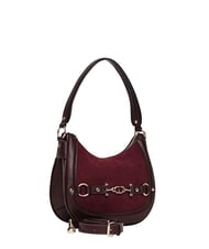 GAUD&Igrave; NEW DIAZ LEATHER Mini sac hobo, sac bandouli&egrave;re vin - Sacs pour Femme - 3
