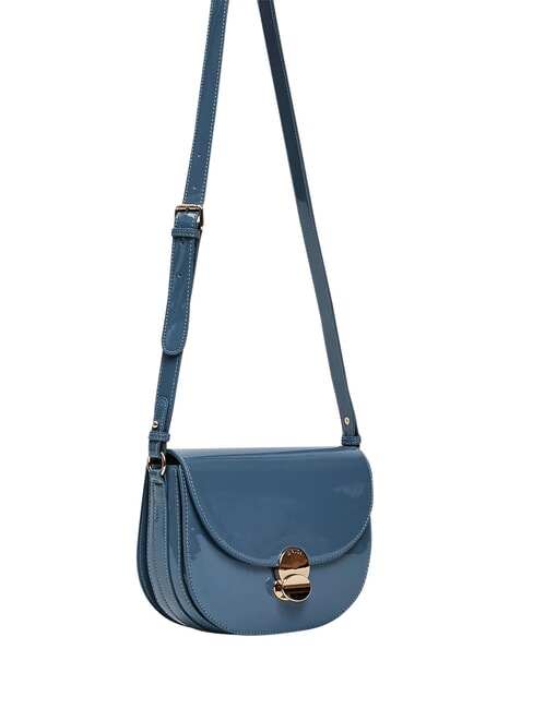 EVELYN LAK Sac &agrave; bandouli&egrave;re moyen en cuir verni avion - Sacs pour Femme