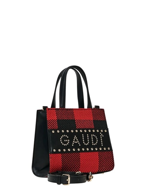 EDA Sac &agrave; main avec bandouli&egrave;re ROUGE - Sacs pour Femme