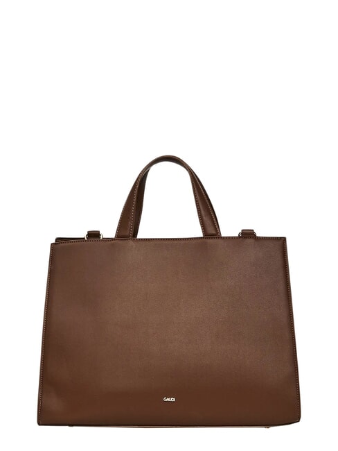 EMILY L Sac &agrave; main avec bandouli&egrave;re caf&eacute; - Sacs pour Femme