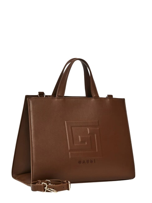 EMILY L Sac &agrave; main avec bandouli&egrave;re caf&eacute; - Sacs pour Femme