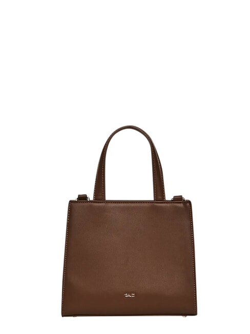 EMILY S Petit sac &agrave; main avec bandouli&egrave;re caf&eacute; - Sacs pour Femme