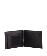GAUD&Igrave; CALVIN Portefeuille compact en cuir NOIR - Portefeuilles Homme - 2
