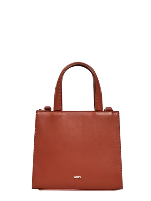ADA VELUR S Petit sac avec empi&egrave;cements en velours orange - Sacs pour Femme