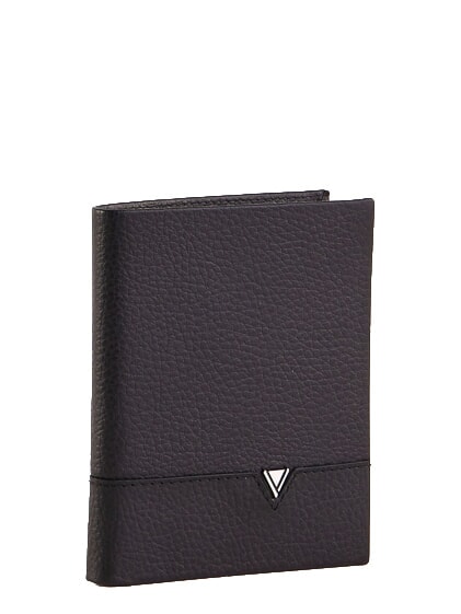 CALVIN Portefeuille vertical en cuir NOIR - Portefeuilles Homme
