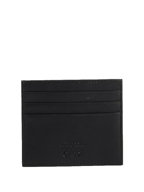 ACE porte-cartes en cuir NOIR - Portefeuilles Homme