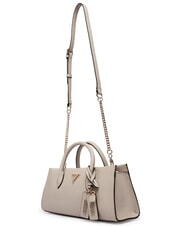GUESS NOELLE 2 Sac &agrave; main avec bandouli&egrave;re taupe - Sacs pour Femme - 3