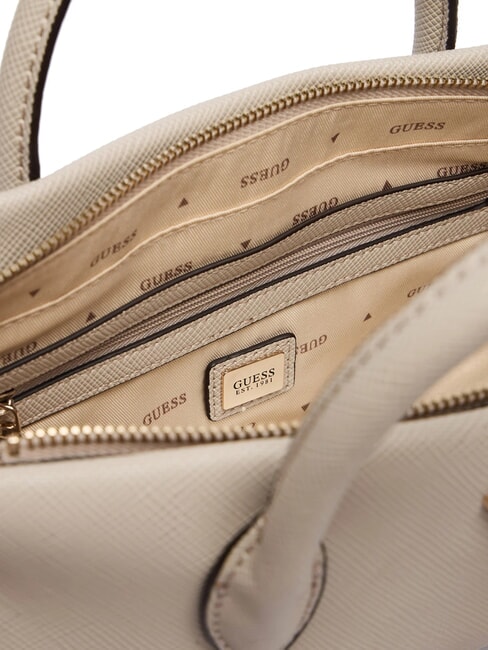 NOELLE 2 Sac &agrave; main avec bandouli&egrave;re taupe - Sacs pour Femme