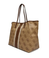 GUESS VICTORIA 2 Sac bandouli&egrave;re, avec pochette logo latte / marron - Sacs pour Femme - 3