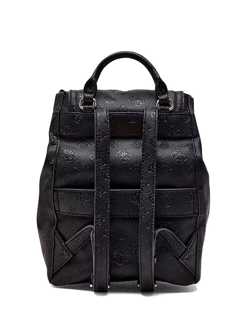 MANHATTAN 2 Sac &agrave; dos logo noir - Sacs pour Femme