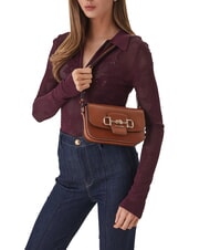 GUESS JANIE Mini sac bandouli&egrave;re COGNAC - Sacs pour Femme - 2