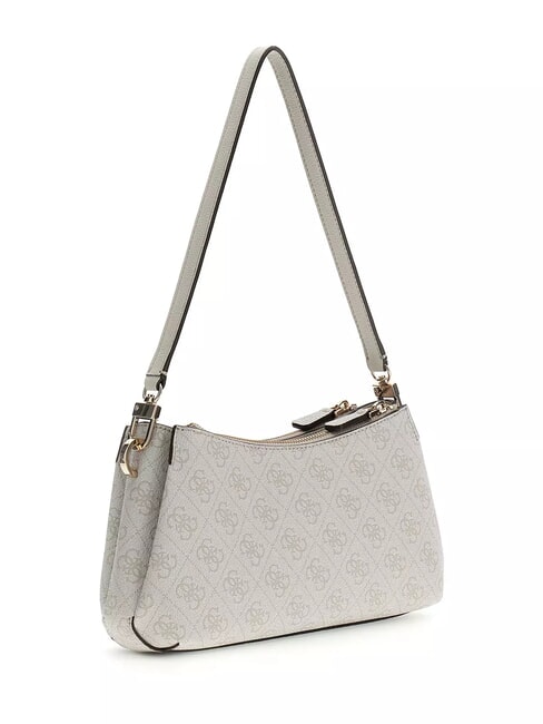 NOELLE 2 Sac bandouli&egrave;re, sac port&eacute; travers logo en os - Sacs pour Femme