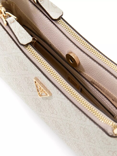 NOELLE 2 Sac bandouli&egrave;re, sac port&eacute; travers logo en os - Sacs pour Femme