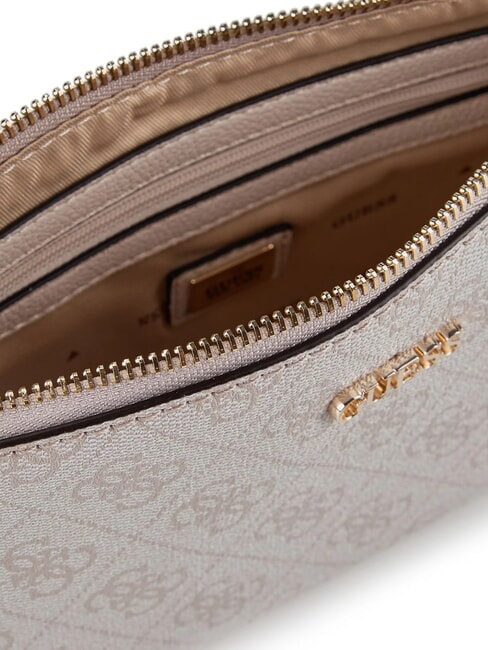 NOELLE 2 Sac &agrave; bandouli&egrave;re logo en os - Sacs pour Femme