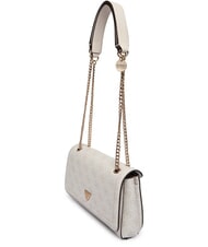 GUESS NOELLE 2 Sac convertible &agrave; rabat logo en os - Sacs pour Femme - 3