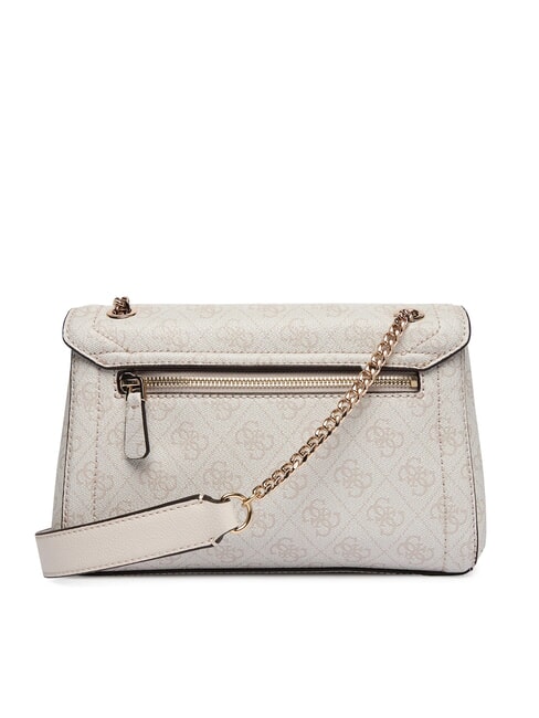 NOELLE 2 Sac convertible &agrave; rabat logo en os - Sacs pour Femme