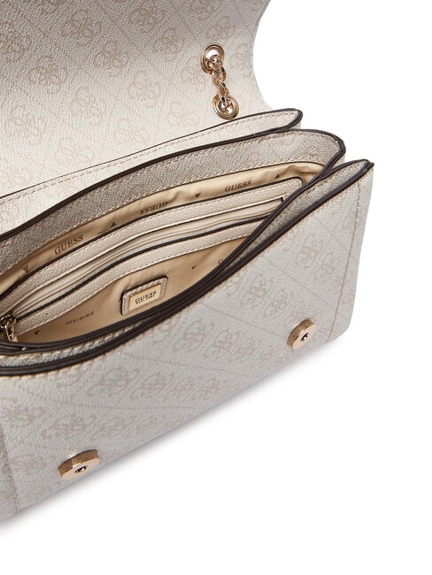 NOELLE 2 Sac convertible &agrave; rabat logo en os - Sacs pour Femme