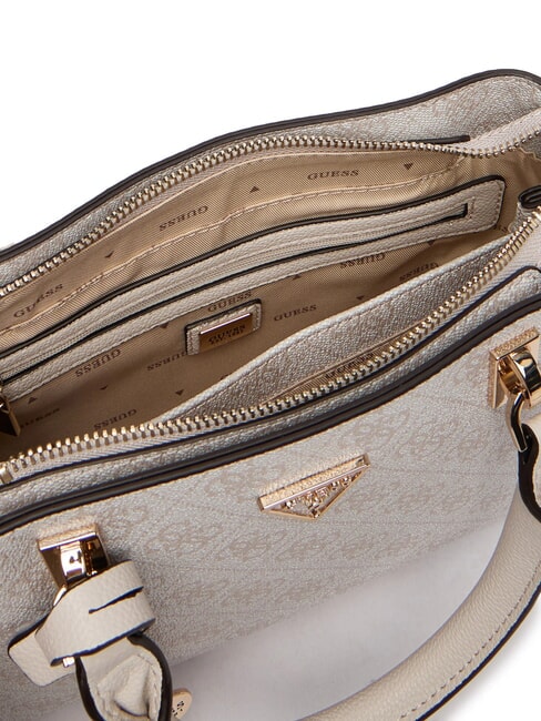 NOELLE 2 Sac &agrave; main avec bandouli&egrave;re logo en os - Sacs pour Femme