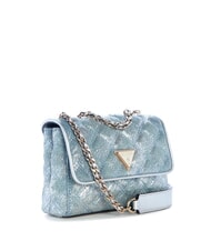 GUESS GIULLY 2 DENIM Sac bandouli&egrave;re / sac port&eacute; travers denim m&eacute;tallis&eacute; - Sacs pour Femme - 2