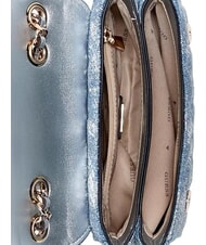 GUESS GIULLY 2 DENIM Sac bandouli&egrave;re / sac port&eacute; travers denim m&eacute;tallis&eacute; - Sacs pour Femme - 4