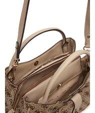 GUESS EMELIE LOGO2 Sac &agrave; main avec bandouli&egrave;re LOGO DE LAIT - Sacs pour Femme - 5