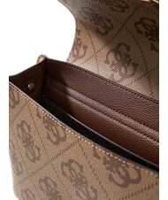 GUESS MERIDIAN 2 sac bandouli&egrave;re LOGO DE LAIT - Sacs pour Femme - 3