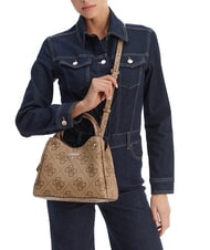 GUESS MERIDIAN 2 Sac &agrave; main avec bandouli&egrave;re LOGO DE LAIT - Sacs pour Femme - 2