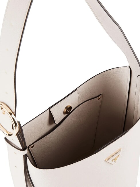 MERIDIAN 2 Sac seau avec pochette ivoire - Sacs pour Femme