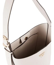 GUESS MERIDIAN 2 Sac seau avec pochette ivoire - Sacs pour Femme - 4