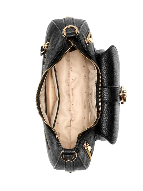 JESSA Sac bandouli&egrave;re Hobo NOIR - Sacs pour Femme