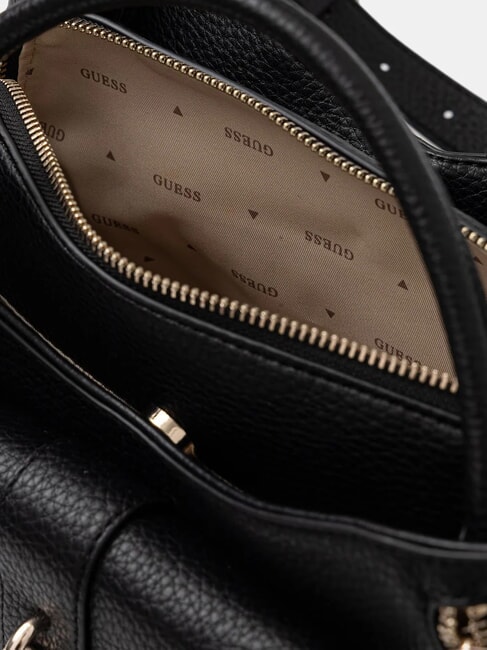 JESSA Sac &agrave; main avec bandouli&egrave;re NOIR - Sacs pour Femme