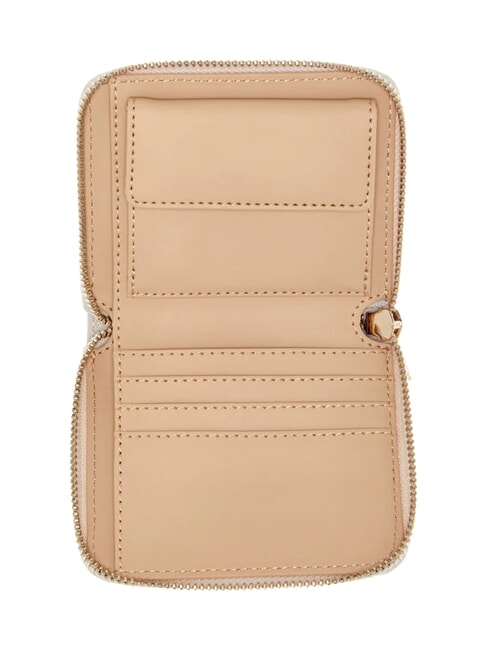 LAUREL 2  Petit portefeuille zipp&eacute; taupe - Portefeuilles Femme