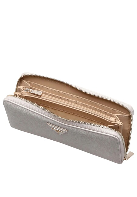 LAUREL 2 Grand portefeuille zipp&eacute; avec dragonne ivoire - Portefeuilles Femme