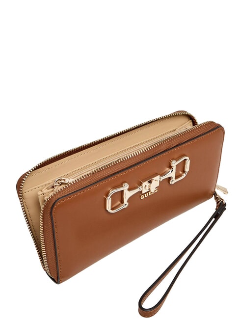 JANIE Portefeuille Zip Around COGNAC - Portefeuilles Femme