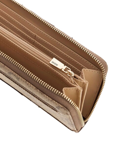 LAUREL 2 Portefeuille avec bracelet logo latte / marron - Portefeuilles Femme