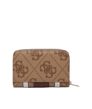 GUESS LAUREL 2 Portefeuille moyen logo latte / marron - Portefeuilles Femme - 3