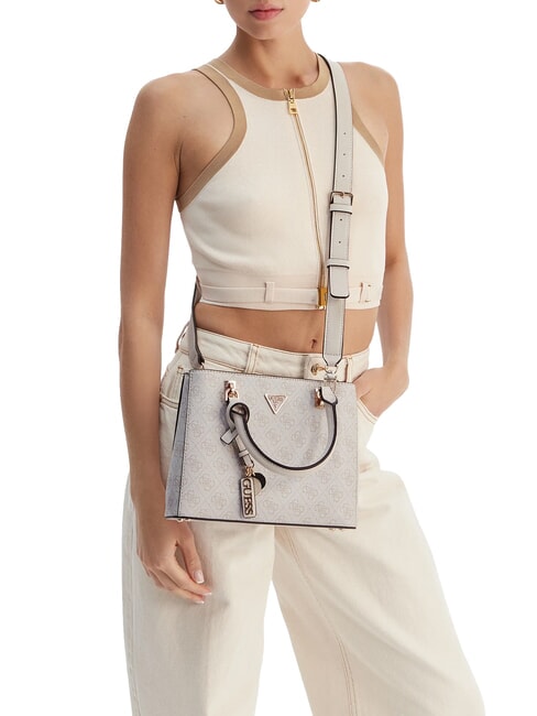 NOELLE 2 Sac &agrave; main avec bandouli&egrave;re logo en os - Sacs pour Femme