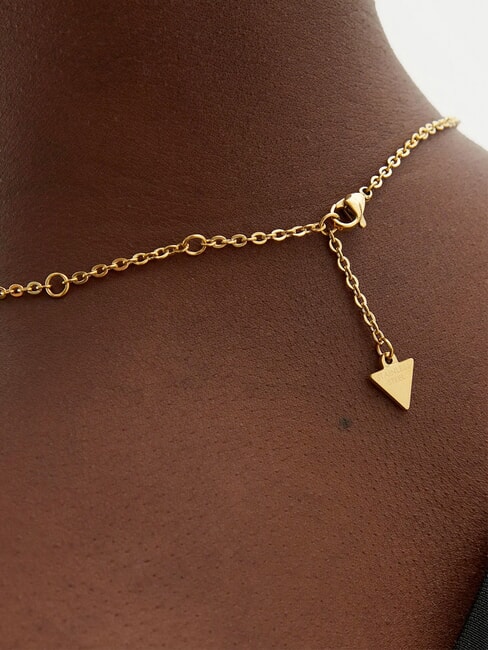 OH MY G Collier en or jaune, pendentif avec logo or jaune - Colliers