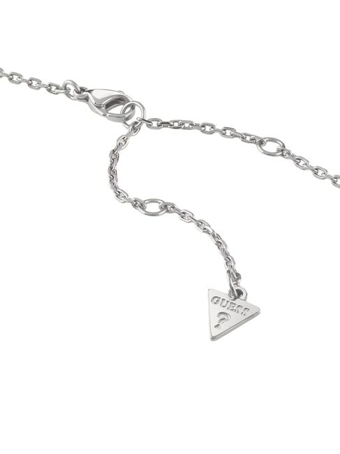 CALYPSO Collier en or jaune, application de cristal ARGENT - Colliers