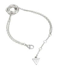 GUESS PERFECT Bracelet avec breloques circulaires entrelac&eacute;es ARGENT - Bracelets - 3