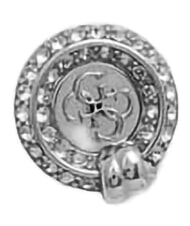 GUESS KNOT YOU Boucles d'oreilles en argent, breloque 4G ARGENT - Boucles d'oreilles - 4