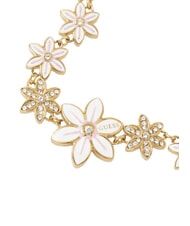 GUESS WHITE LOTUS Bracelet &agrave; breloques multiples motif lotus or - Bracelets - 4