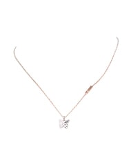 GUESS CHRYSALIS Collier, pendentif orn&eacute; de cristaux, motif papillon ARGENT - Colliers - 3