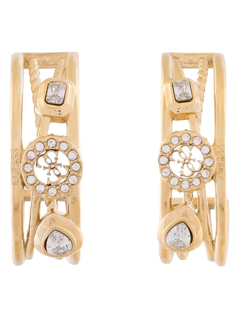 4G LIGHT Boucles d'oreilles en or jaune, motif 4G or jaune - Boucles d'oreilles