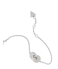 GUESS BLOOMING SUMMER Bracelet &agrave; deux cercles entrelac&eacute;s ARGENT - Bracelets - 3