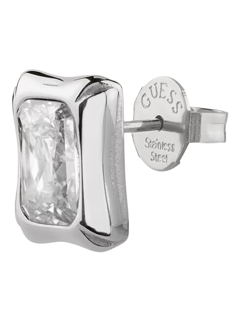 BAMBOO Boucles d'oreilles argent&eacute;es, mod&egrave;le carr&eacute; ARGENT - Boucles d'oreilles