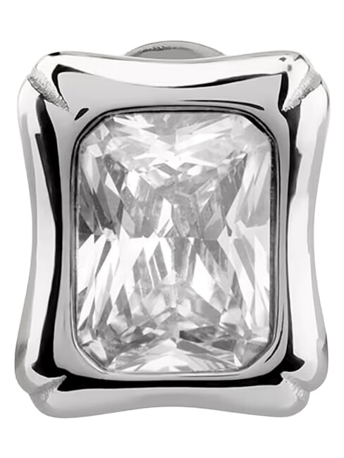 BAMBOO Boucles d'oreilles argent&eacute;es, mod&egrave;le carr&eacute; ARGENT - Boucles d'oreilles