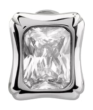 GUESS BAMBOO Boucles d'oreilles argent&eacute;es, mod&egrave;le carr&eacute; ARGENT - Boucles d'oreilles - 4