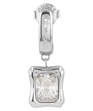 GUESS BAMBOO Boucles d'oreilles, pendentifs avec zircone cubique ARGENT - Boucles d'oreilles - 4